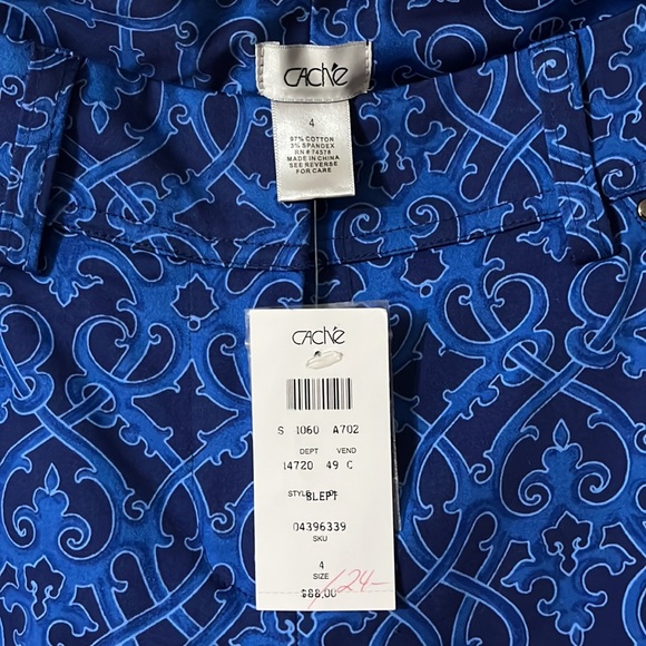NWT Cache Capri 5 Pocket Pant Size 4 - Picture 2 of 5